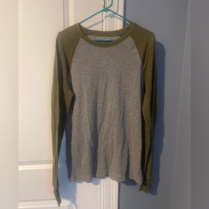 Men’s Large Arizona long sleeve tshirt green and gray